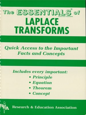 cover image of Laplace Transforms Essentials